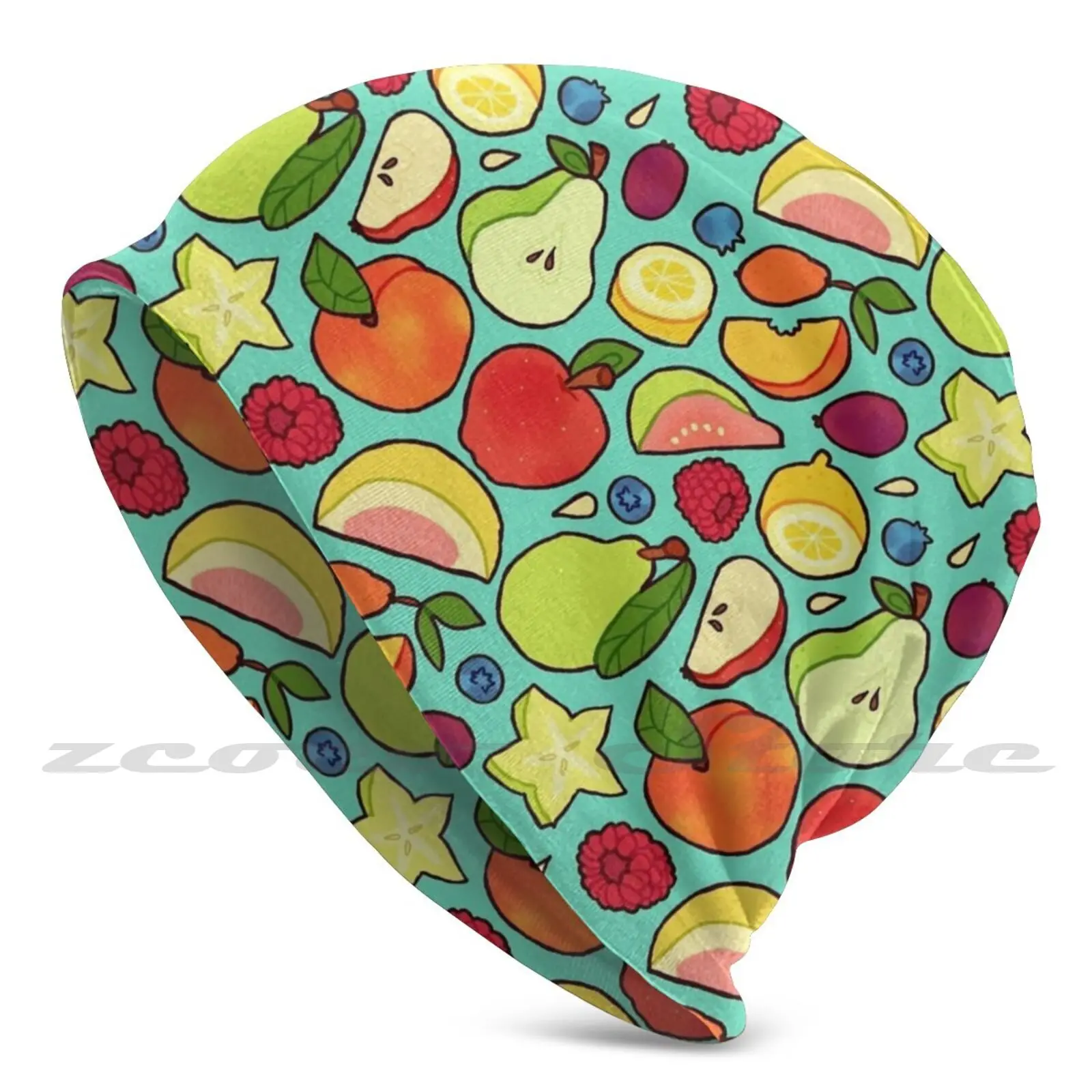 Insalata Di Frutta Cappello Lavorato A Maglia Elastico Morbido Modello Personalizzato Regalo Cap Frutta Insalata Di Frutta Insalata Di Frutta Estate L