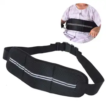 

Fluorescent Wheelchair Belt Adjustable Reflective Wheelchair Fixing Belt Breathable Soft Harness Strap for Elderly Patient Brace