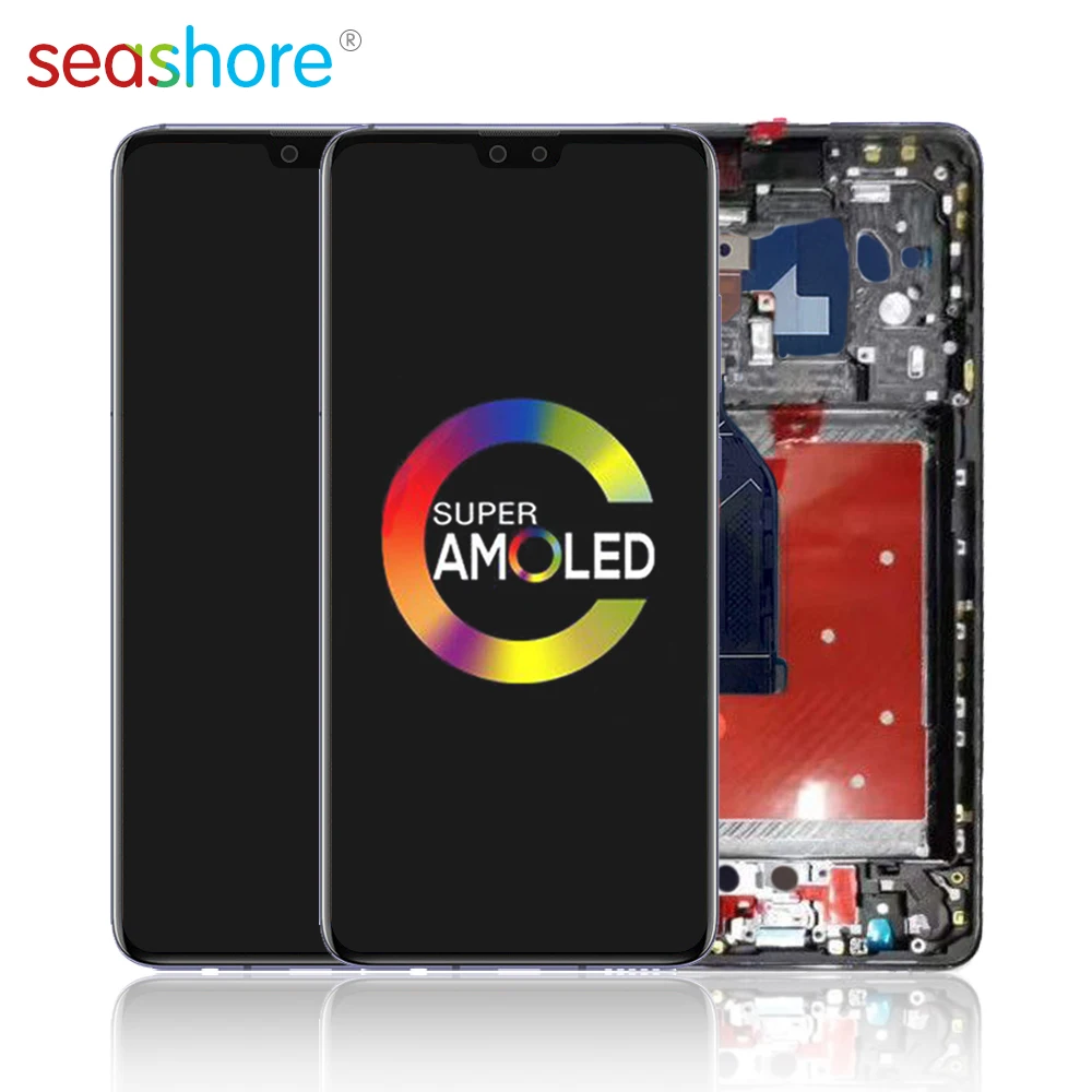 

6.62"ORIGINAL For HUAWEI Mate 30 LCD Touch Screen Digitizer AssemblyFor Huawei Mate30 Display with Fingerprint Frame Replacement
