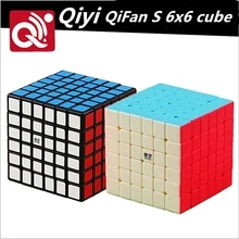 Qiyi Qifan S 6x6x6 Скоростной куб QIFAN S 6x6 головоломка волшебный куб QIYI 6X6 волшебный куб обучающий куб игрушки