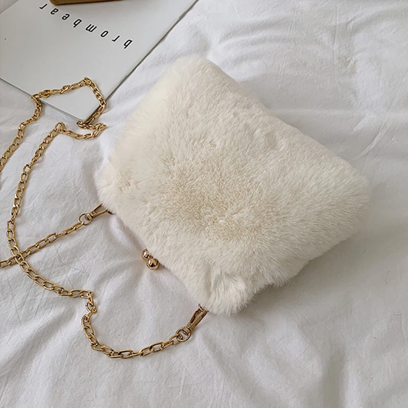 Белый Solid Women's Shoulder Bag Female Handbag Small Totes Designer Messenger Fashion Chain Hasp Leopard Clutch New Women Bags - Цвет: Белый