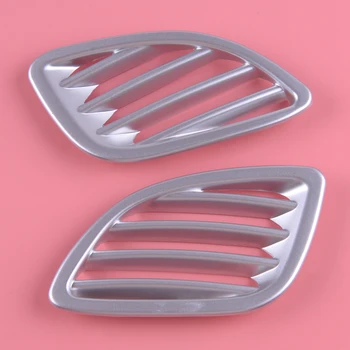 

beler Silver ABS Car Dashboard Upper Air Outlet Vent Cover Decor Trim Fit For Buick Encore Opel Vauxhall 2016 2017