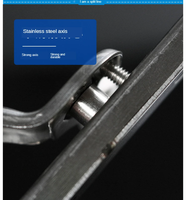 Esquerda e Direita Flat-Abertura, Anti-Theft Security Lock,