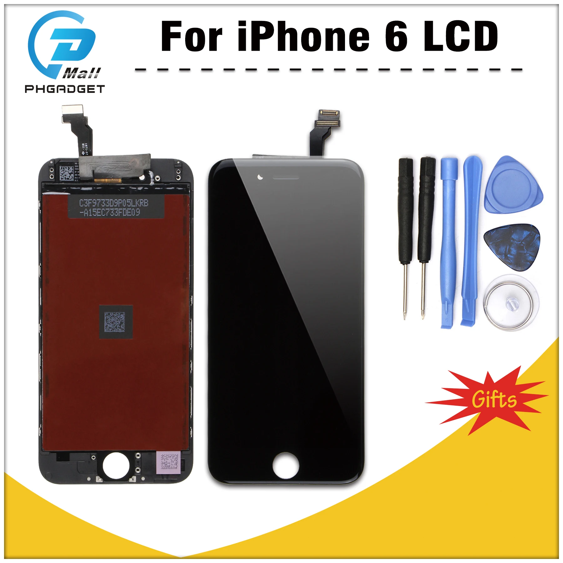 

AAAA Display LCD For iPhone 6 Screen LCD Display Assembly Digitizer For iPhone 6G Replacement LCDs