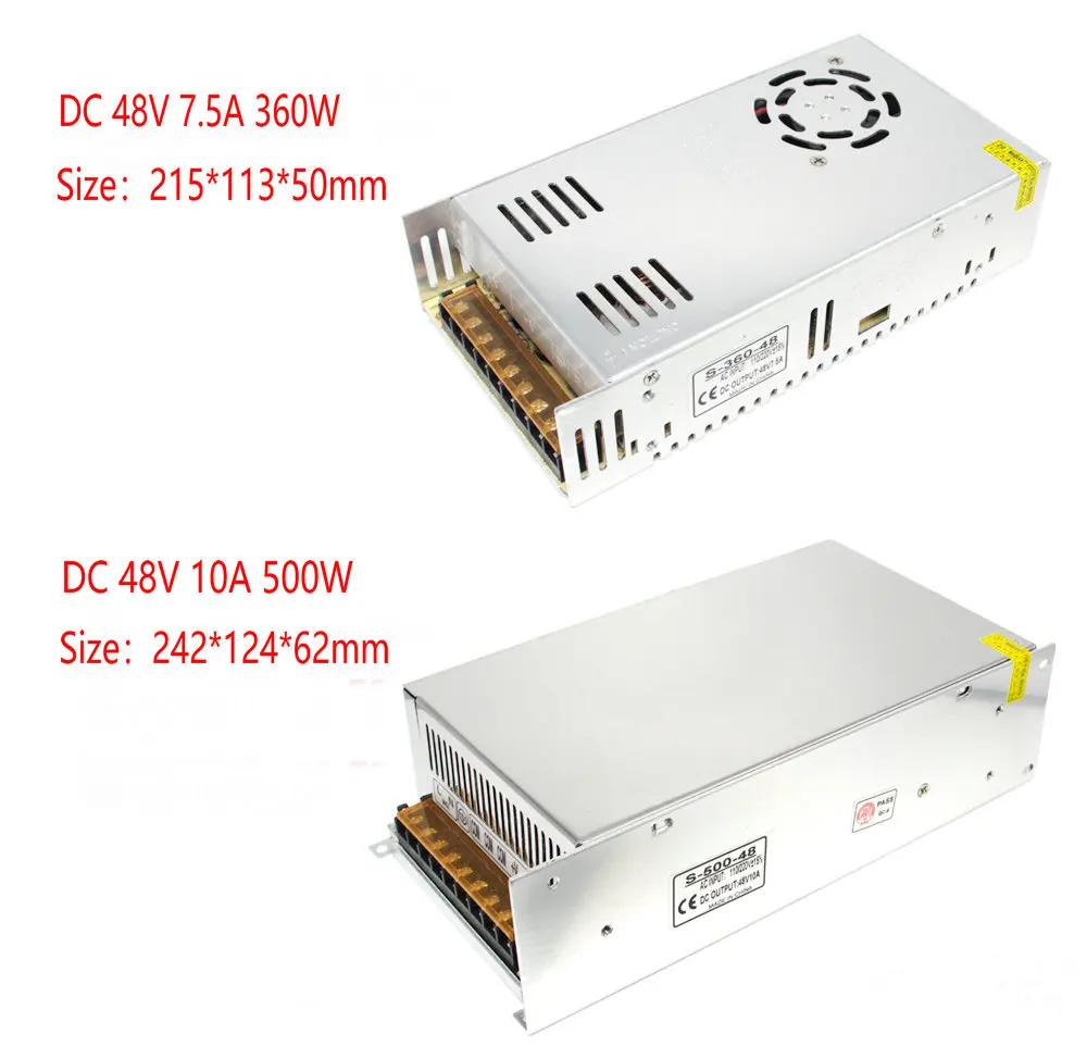 12V 48 V Питание импульсивный источник питания 12 В AC DC 220V в 1A 2A 3A 4A 5A 6A 7.5A 8A 10 15 20 30 40 50A