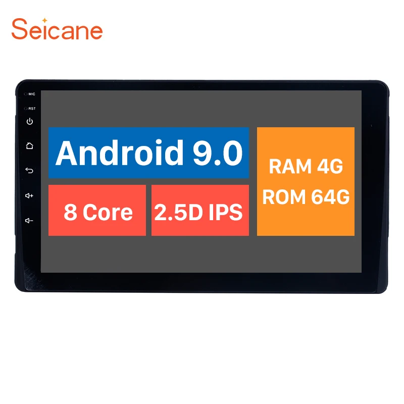 Seicane автомобильный dvd-плеер радио для 2009 2010 2011- Toyota Sienna XL30 9 дюймов Android 9,0 Bluetooth Wifi gps навигационная система