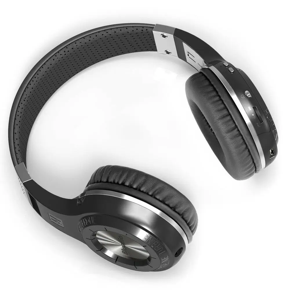 Черный Bluedio Turbine Hurricane HT Bluetooth 4,1 беспроводные стерео наушники, гарнитура для игр, спортивные HiFi наушники высокого качества - Цвет: Черный