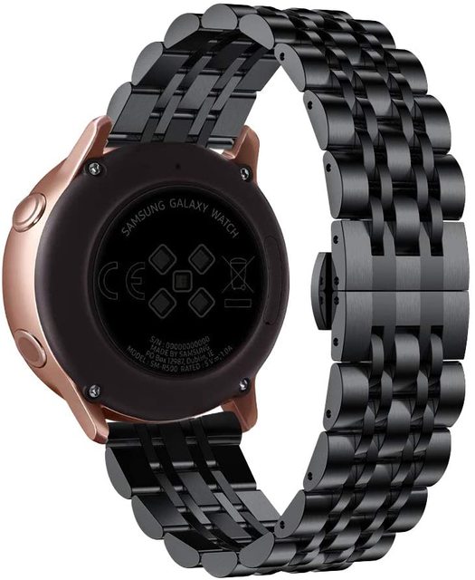 Watch Band for Samsung Galaxy Watch 42mm Active 2 44mm 40mm Stainless Steel Strap for Huami Amazfit Bip gtr GTS S2 Bands