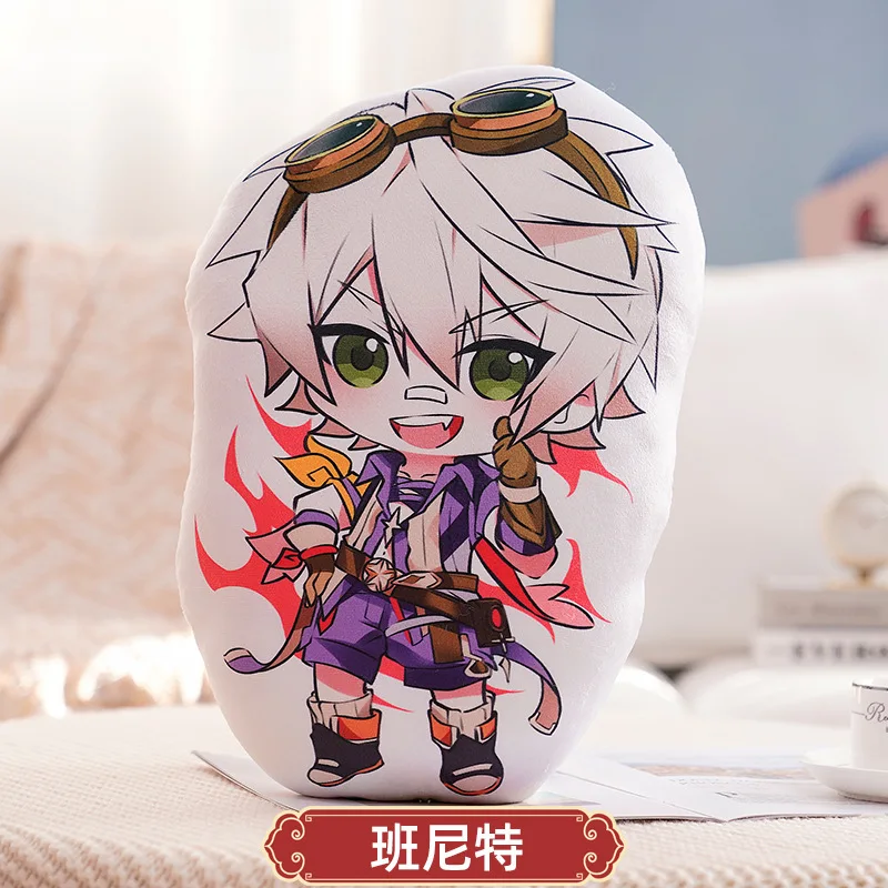 Impact Cosplay Anime Sumeru Barbara Bennett Mona Rosaria Yanfei Yoimiya Nilou Heizou Nahida Plush Toys Pillow