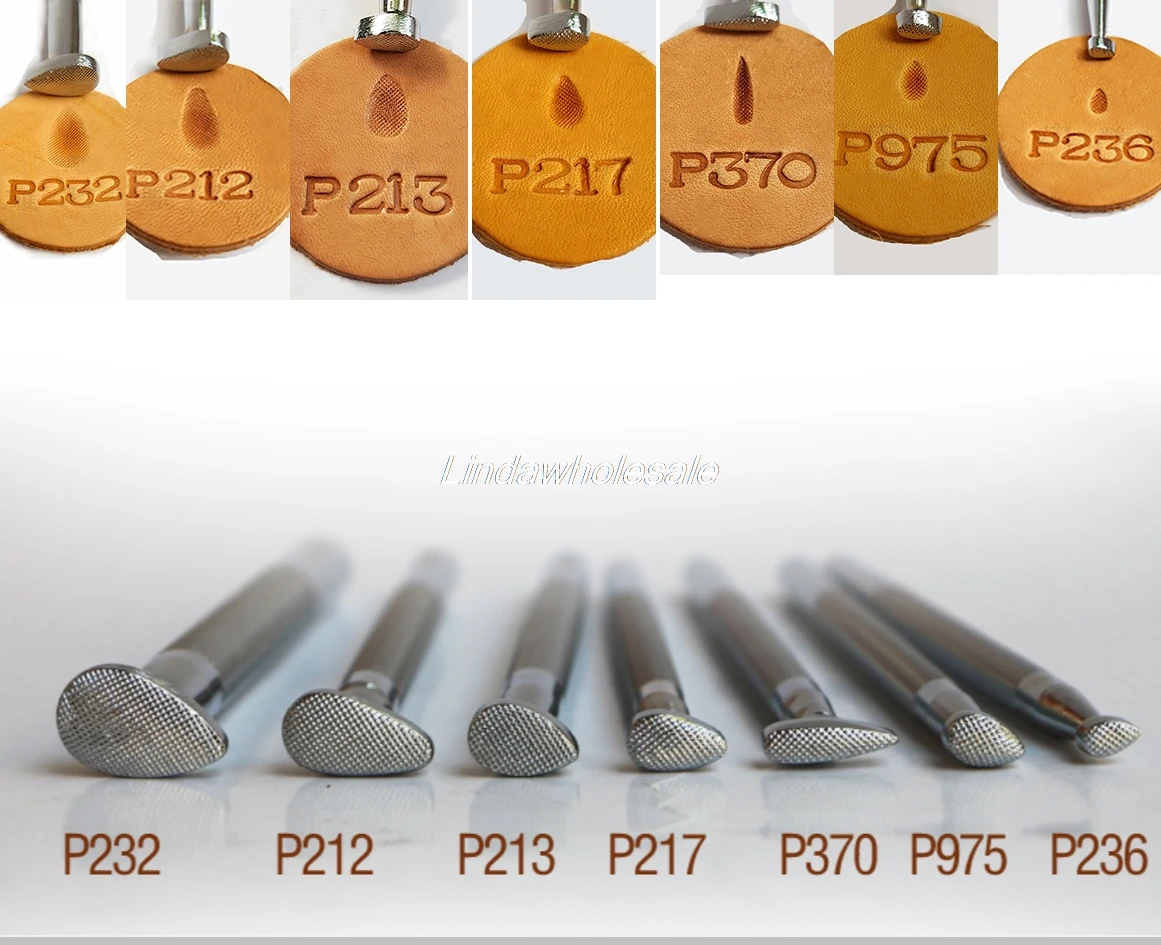 Japanese leather craft Printing Tools P370/P232/P212/P213/P217/P975/P236 tool | Дом и сад