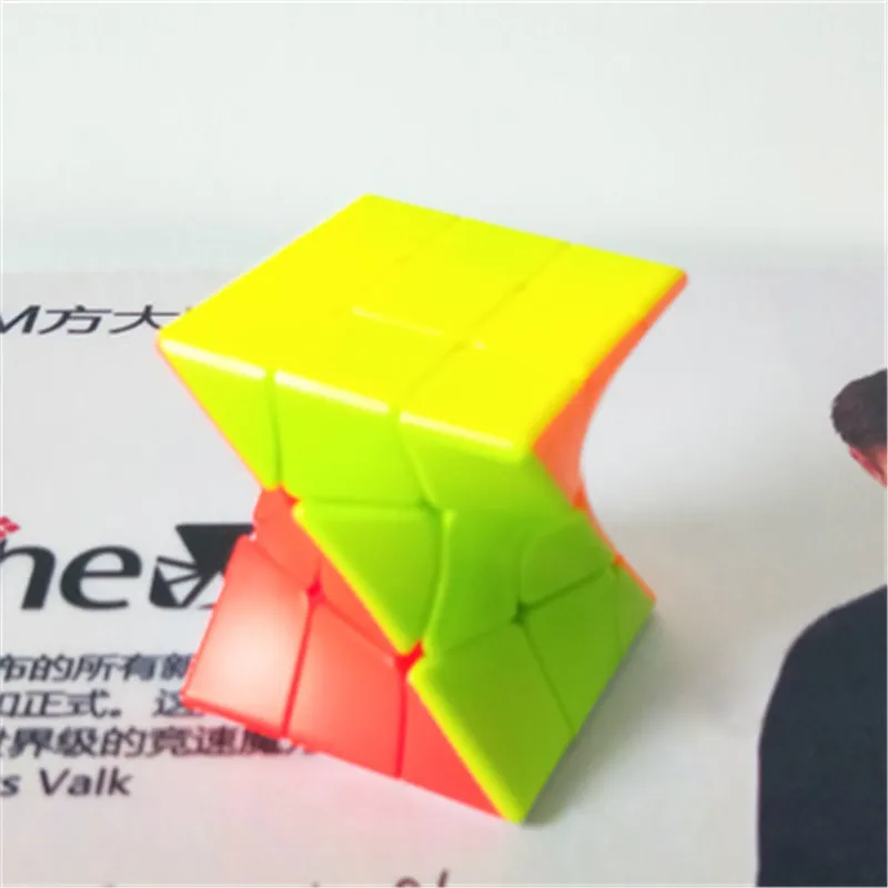 3x3 цветных ярких витой куб-головоломка игрушка настоящий развивающий