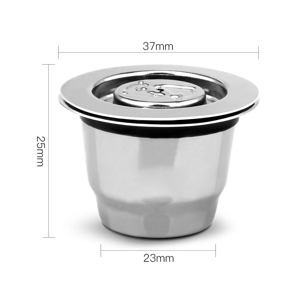 51-100 мл мульти жир с крышкой кухня нержавеющая сталь многоразового использования пресс для дома большой емкости многоразовый фильтр кофе капсулы заваривания
