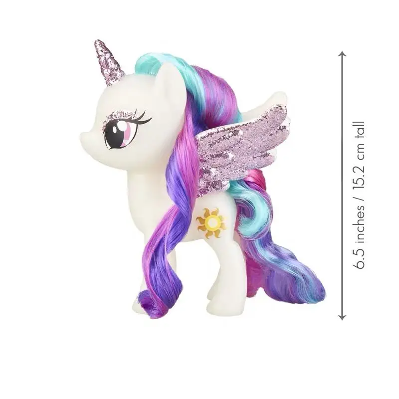 My Little Pony Вселенная Луна принцесса украшение кукла модель игрушки для детей подарок на день рождения для девочек Bonecas мультфильм