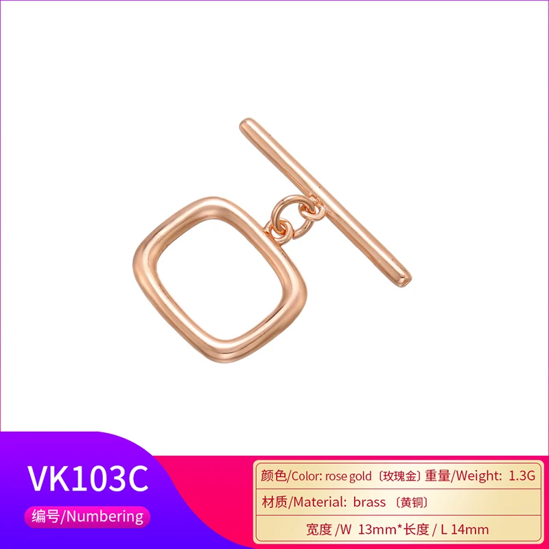 Zhukou oval/herz messing ot verschlüsse haken für frauen hand gefertigte halskette armband schmuck zubehör machen ergebnisse modell: vk100 – Detail 29