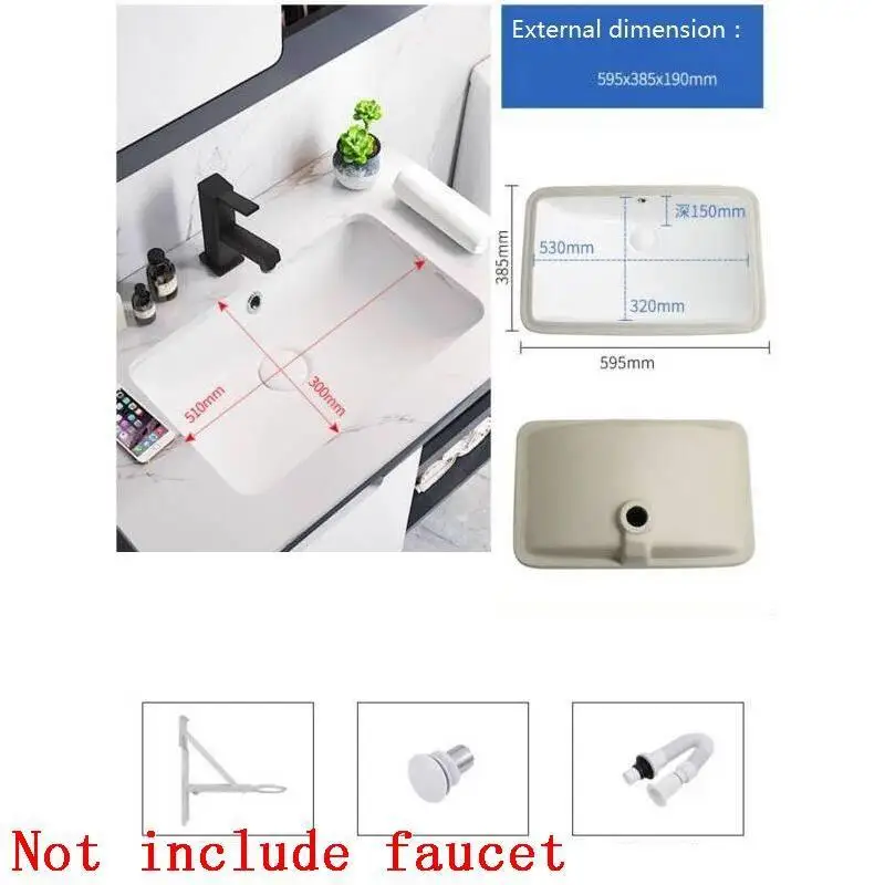 Пиа де Lavatorio Vanity Waschbecken черный Da Appoggio Wasbak Fregadero Banyo раковина для ванной Lavabo Cuba Banheiro умывальник - Цвет: Number 20