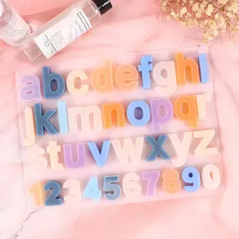 

DIY Epoxy Mold Alphanumeric Handmade Jewelry Silicone Mould Display Decoration