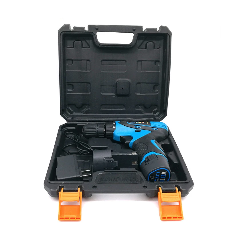 LAMEZIA Household 12V Two-speed Miniature Cordless Hand Held Electric Drill Battery Power Driver Tool