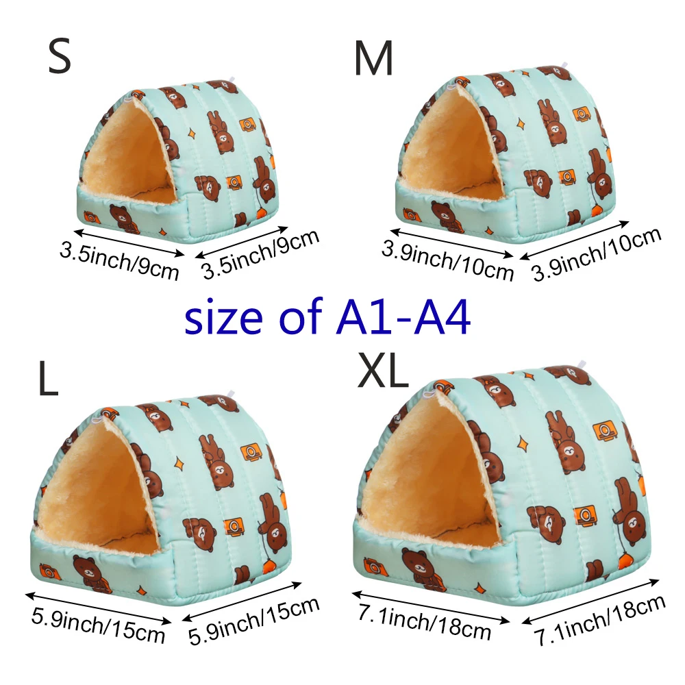 Rabbit Squirrel Mini Cage Hamster House Small Animal Sleeping Bed Guinea Pig Nest Warm Mat pet sleeping bed,pet house,pet sleeping mat,pet cave bed,pet cotton nest,pet cage