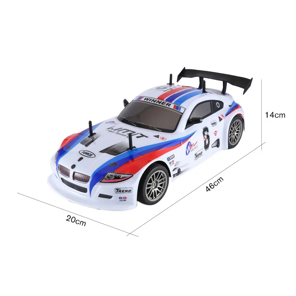 Мини RC автомобиль 1/10 700mAh 2,4G гоночный автомобиль 1:10 RC модель автомобиля 25 км/ч плоский спортивный Дрифт автомобиль игрушки ЕС вилка для детей Подарки