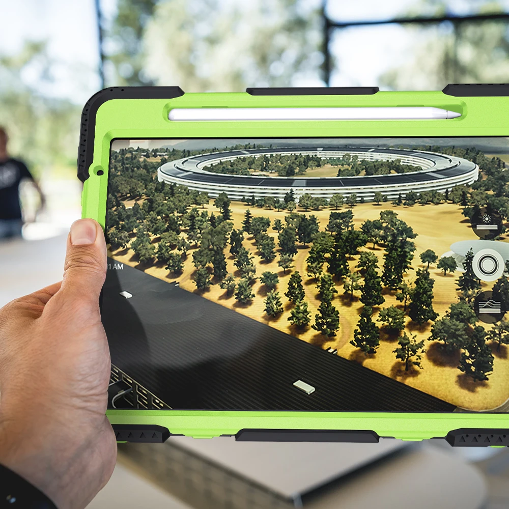 Для iPad Pro, 11 дюймов,, чехол для планшета, ПК+ Силиконовый чехол, противоударный защитный чехол для планшета с кронштейном и ремешком на руку