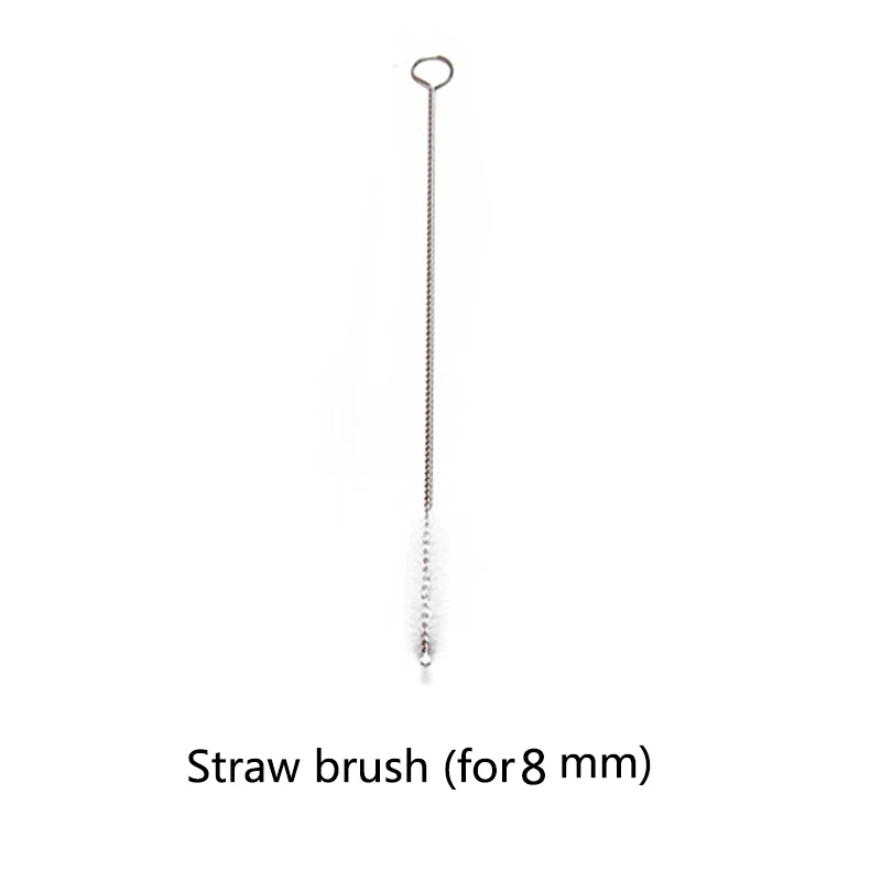 Straw brush Питьевой Набор соломинок на день рождения Коктейльная щетка для чистки 1 комплект товары для дома изогнутый комплект щеток для чистки 10 цветов Многоразовые - Цвет: Straw brush