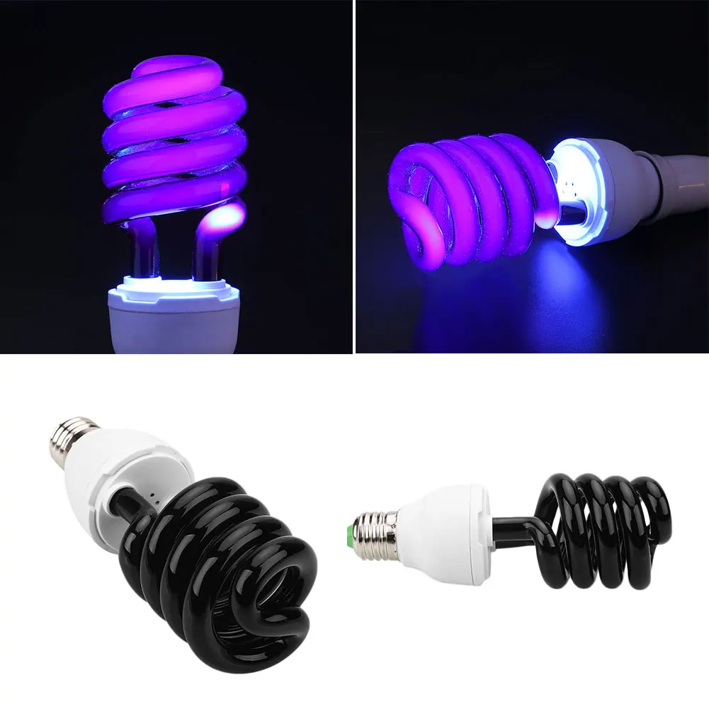 Лампа ультрафиолетового светильник Светодиодный УФ флуоресцентный E27 лампы 36 Вт яркие AC220V