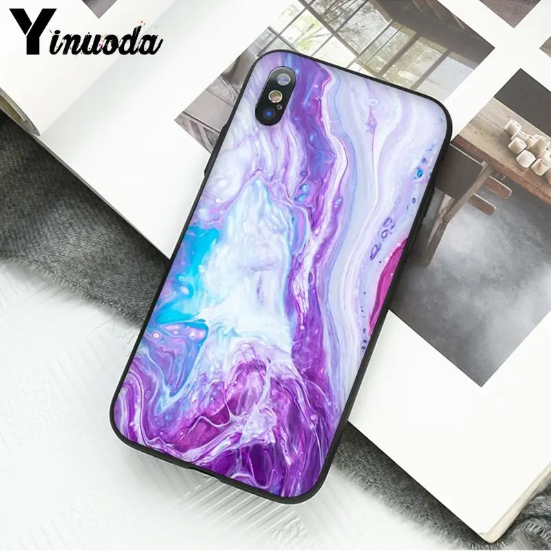Blue Pink Purple Gemstone Agate Marble crystal 