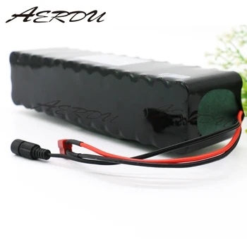 

AERDU 48V 13S4P 12.8Ah 1000watt lithium-ion battery pack for MH1 54.6v electric bicycle scooter etc.with 25A discharge BMS