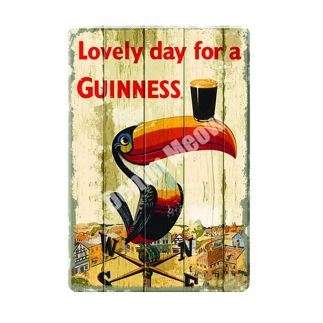 Guinness Plaque Vintage Metal Tin Signs Bar Pub Decorative Plates VODKA Wall Stickers Corona Iron Poster Beer Advertising Sign A