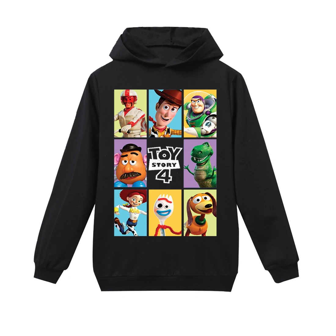 Toy Story 4/детская одежда; футболка с длинным рукавом; одежда с капюшоном; одежда на День Благодарения; толстовка с капюшоном для мальчиков; топы для девочек; толстовки; Vampirina - Цвет: H1079