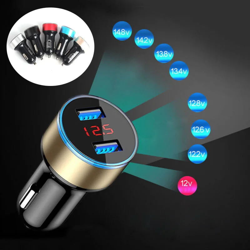 Автомобильный прикуриватель с двумя USB-портами 12-24 В 3 1 А | Автомобили и мотоциклы