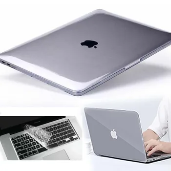 

KK&LL For Apple MacBook Air Pro Retina 11 12 13 15 - Crystal Shell Laptop Protector case + Keyboard Cover