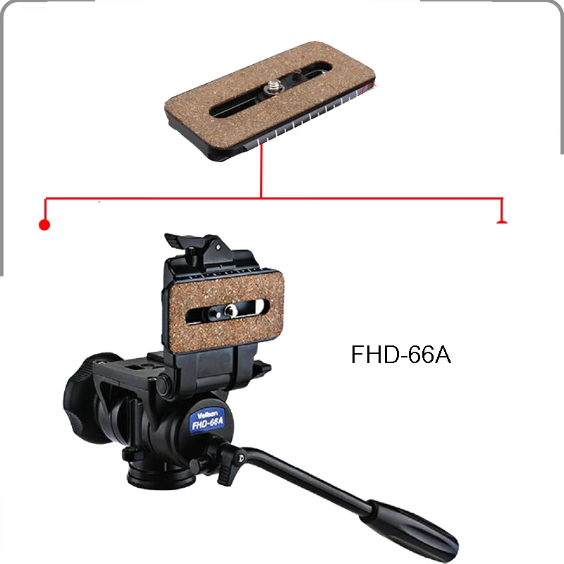 Velbon QB-F51LN quick release plate для FHD-66A
