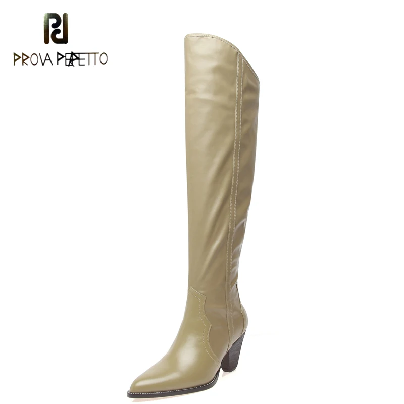 

New Autumn and Winter New Irregular Tube Side Zipper High Boots Fashionable Pointed Toe Tapered High Heel Western Boots