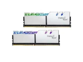 شراءG.SKILL 64GB (32Gx2) Set DDR4 3600MHz ذاكرة عشوائيّة للحاسوب المكتبي وحدة/Royal Halberd (فضّيّ) C18 F4-3600C18D-64GTRS