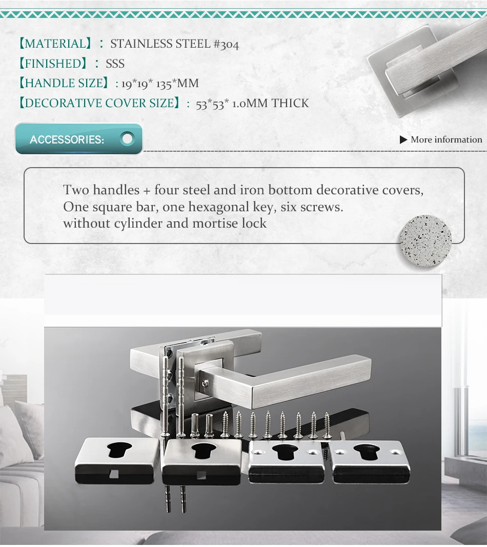 New-stainless-steel-304-lever-door-handle,interior-door-lever-handles,square-tube-entry-lever-handle_02