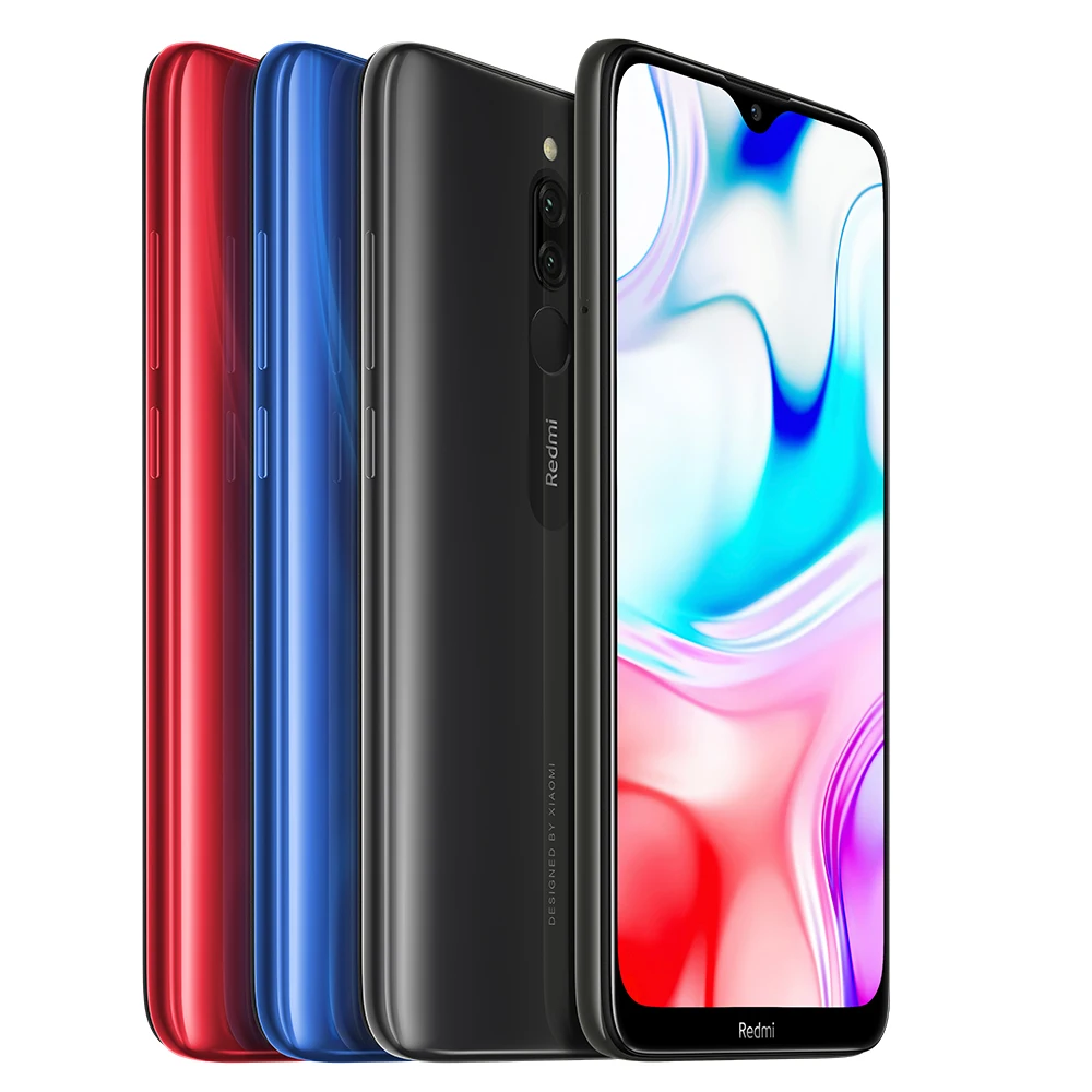 Смартфон Xiaomi Redmi 8 6 22 дюймов MIUI 10 Восьмиядерный процессор Snapdragon 439 3 Гб ОЗУ 32 ПЗУ