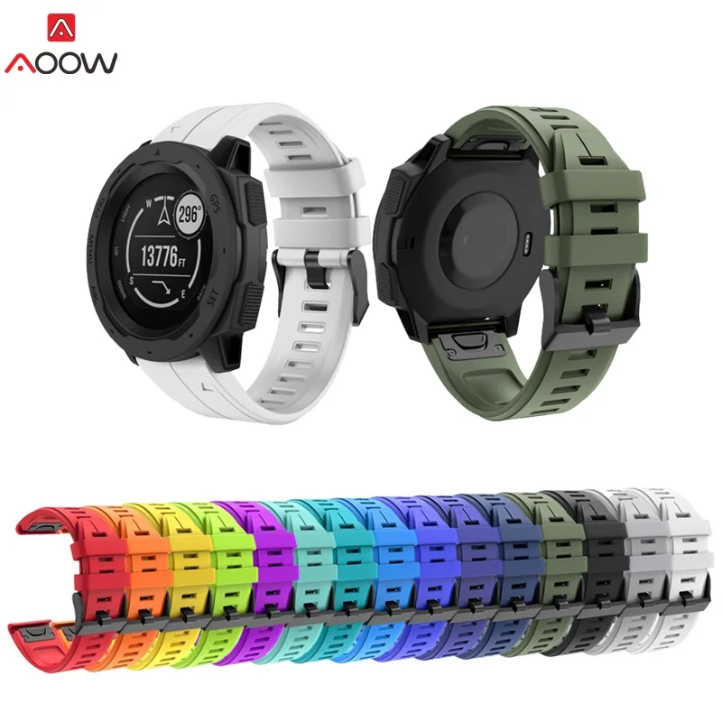 Силиконовый ремешок для Garmin fenix6 6S 5X 6X 5S x5plus 3 3HR forerunner935 945 touchs60 часов 20 мм 22 26 |