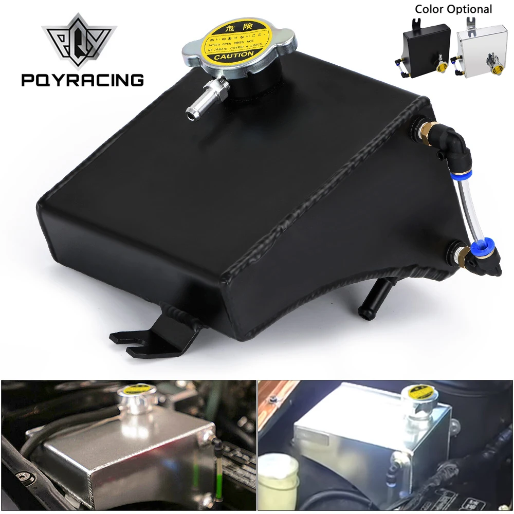 PQY 240SX S13 SR20DET KA24DE KA24E KA24 алюминиевый резервуар для перелива охлаждающей жидкости