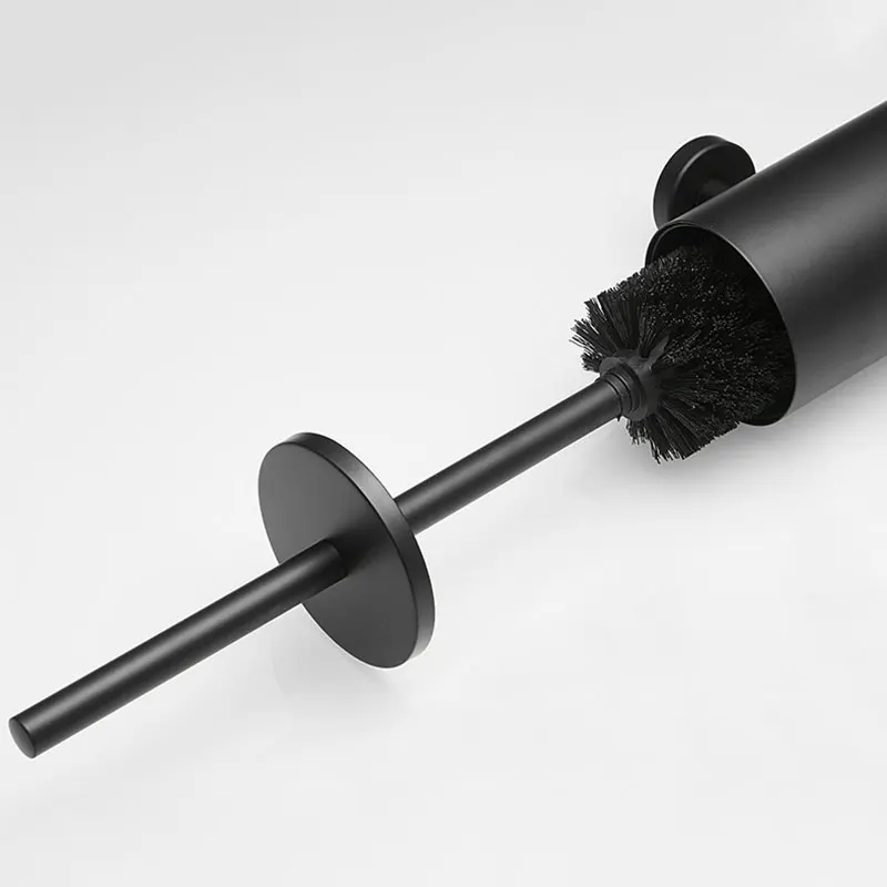 Щетка и держатель ROVOGO SUS 304 для унитаза из нержавеющей стали матовый
