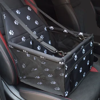 

Pet Travel Carrier Bag with Safety Leash Car Breathable Dog Cat Booster Seat Cover Protector Small Dogs Cats Puppies Travelling