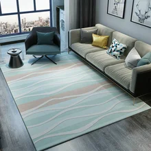 Ковер с нордическим узором гостиная свет и простой современный Диванный кофейный столик Подушка спальня покрыта ковром