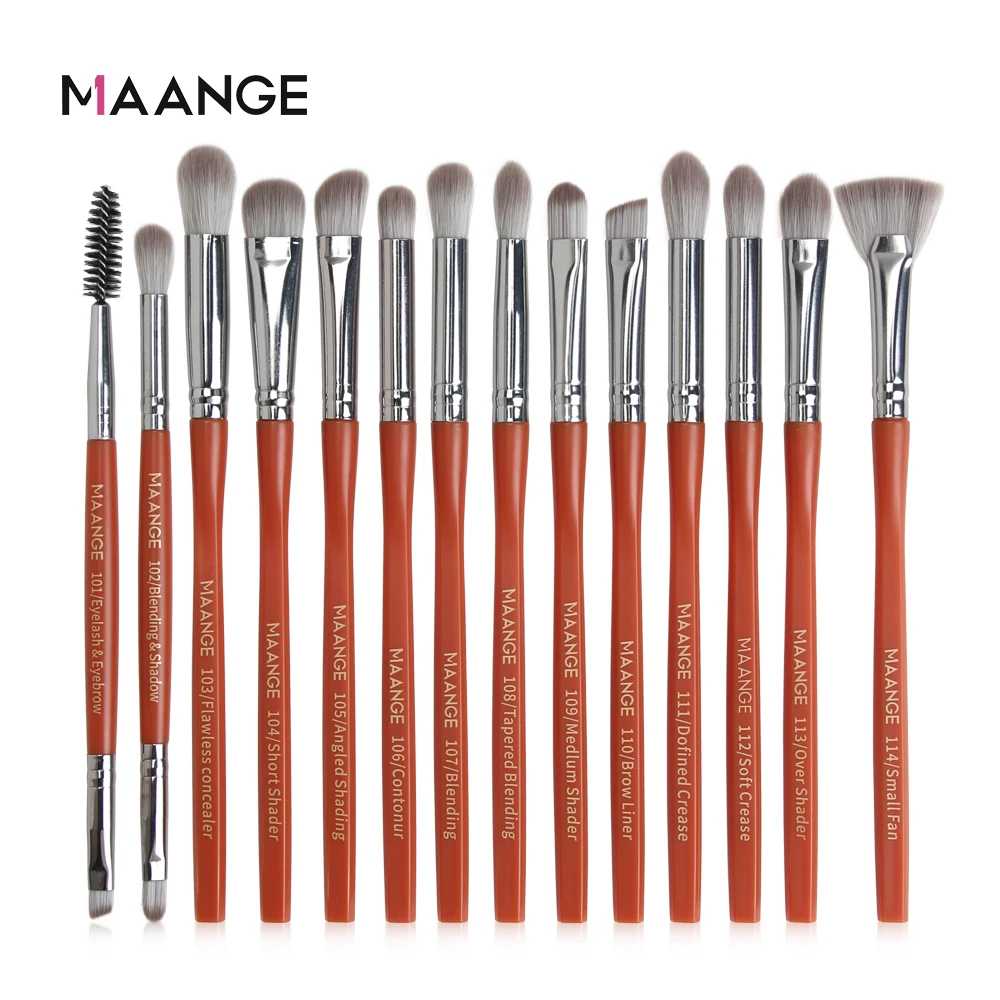 Набор кистей для макияжа MAANGE Pro 5/14 шт. набор косметических теней век подводка глаз