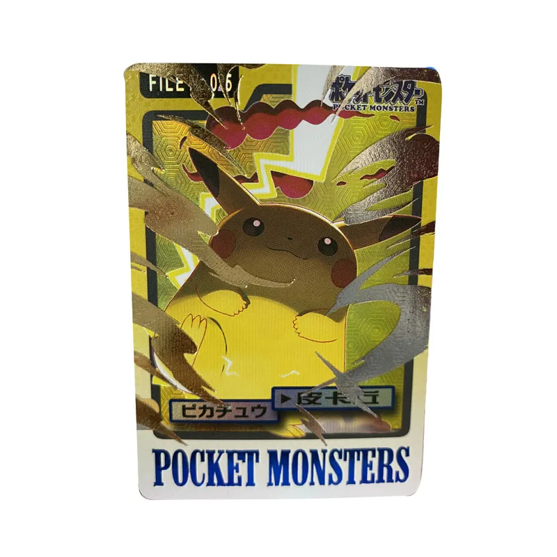 Game Pokemon Card Silver Pikachu Flash Collection Gift Kids Aliexpress