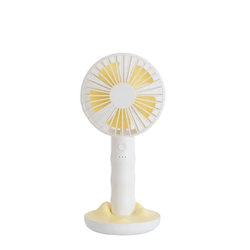 

Mini Handheld Rechargeable Fan Of 2000 Mah Portable Air Cooling USB Mini Hand Fan With Base 3 Speed USB Fan Of Desktop Stu