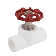 Водопровод 19 мм до 19 мм красный маховик полипропиленовый патрон шарнирный запорный клапан