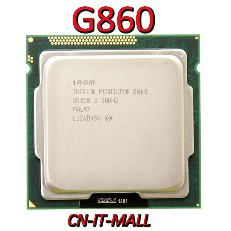 

Intel Pentium G860 CPU 3.0G 3M 2 Core 2 Thread LGA1155 Processor