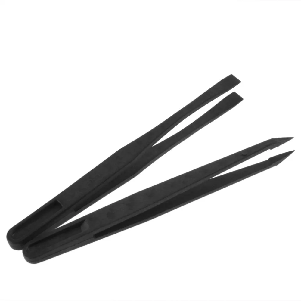 6pcs/set Anti static Plastic Tweezer Heat Resistant Repair Tool Straight Bend Tweezer Hand Tool Sets