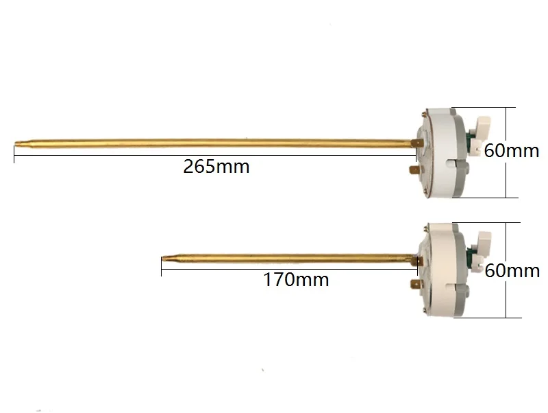 Isuotuo 170 mm / 265mm Electric Water Heater Ariston Thermostat Temperature Control Switch 30-80 degree 16A 250VAC