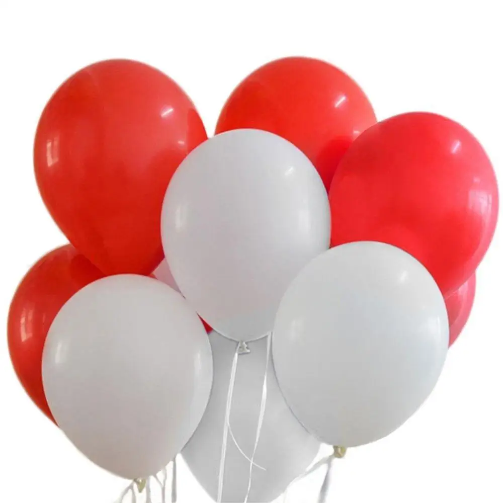 12 шт. 10 дюймов утолщение латексный шар матовый шар красный черный многоцветный воздушный шар День рождения Свадебные принадлежности